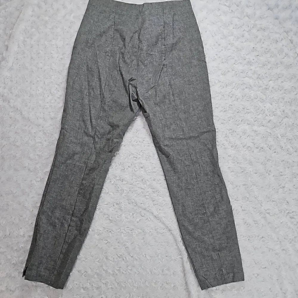 Banana Republic Stretch Ankle Devon Sloan Professional Black and White Pant Wome